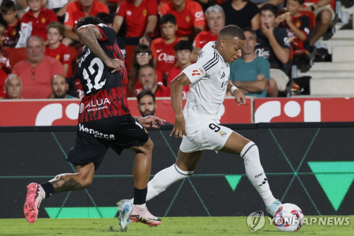 레알 마드리드, 음바페 영입에도 불구...개막전서 마요르카와 1-1 무승부