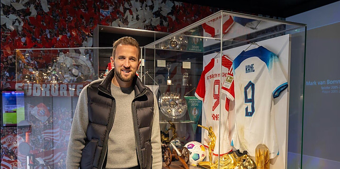 알리안츠 아레나 박물관에 해리 케인 전시관 설치