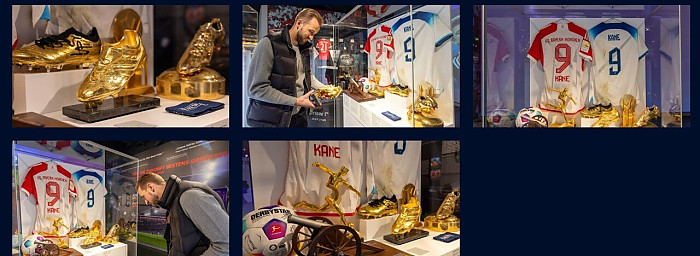 알리안츠 아레나 박물관에 해리 케인 전시관 설치